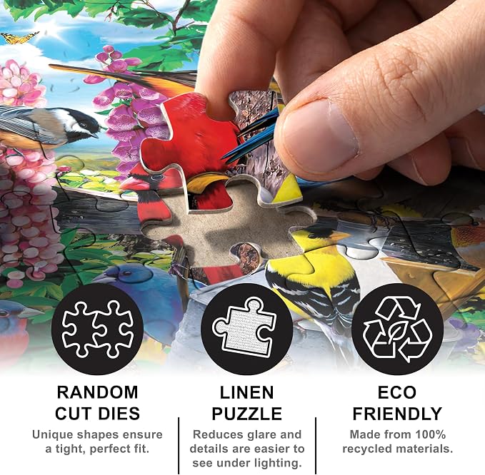 MasterPieces 1000 Piece Jigsaw Puzzle for Adults, Family, Or Youth - Spring Gathering - 19.25"x26.75"