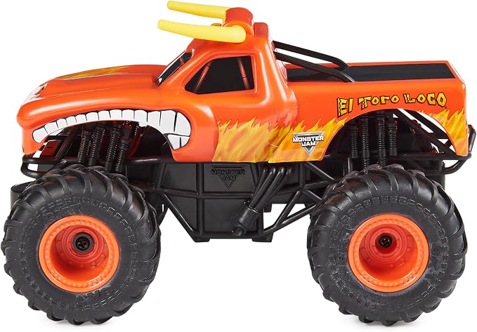 Monster Jam, Official El Toro Loco Remote Control Monster Truck for Boys and Girls, 1:24 Scale, 2.4 GHz, Kids Toys for Ages 4 and Up
