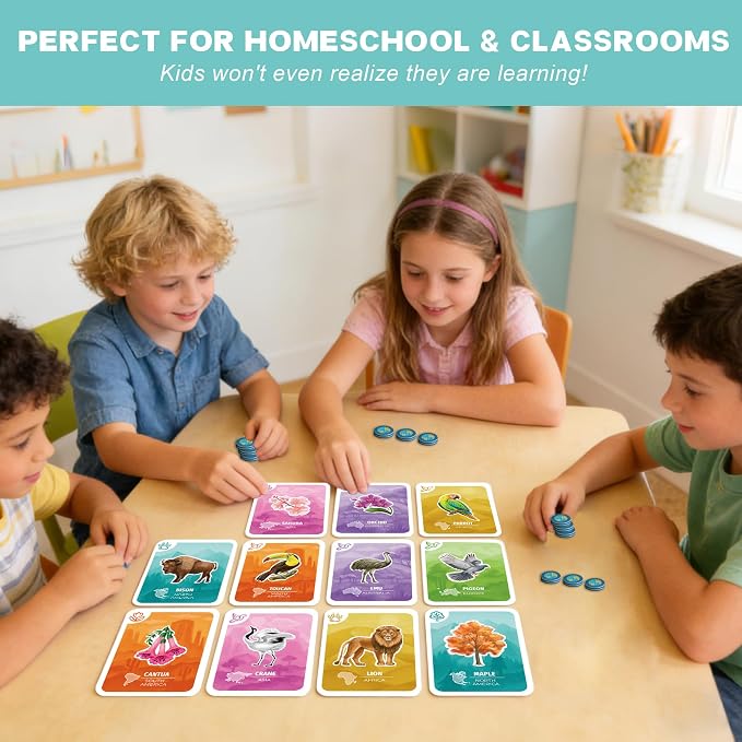 Boom Match Battle Board Game Ages 6+ 3-in-1 Board Games for Kids - Math Board Game, Classic Word Games - Family Fun for Kids & Adults - Card Games - Learning Activities - 3 in 1 Board Games for Kids