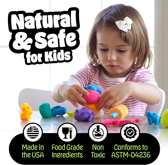 Hygloss Play Modeling Dough for Kids – Safe & Non-Toxic Sensory Dough for Arts and Crafts – 5 lb Tub – Play Clay for Toddler Activities, Preschool Classroom Must-Haves – Rose Color, Unscented