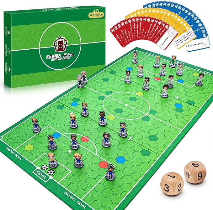 Original Soccer Board Game 2026 Soccer Event Interactive Soccer Toy Gift - Foosball Table Game for Indoor Home Party Family Perfect Christmas Birthday Tabletop Football Gift for Kids