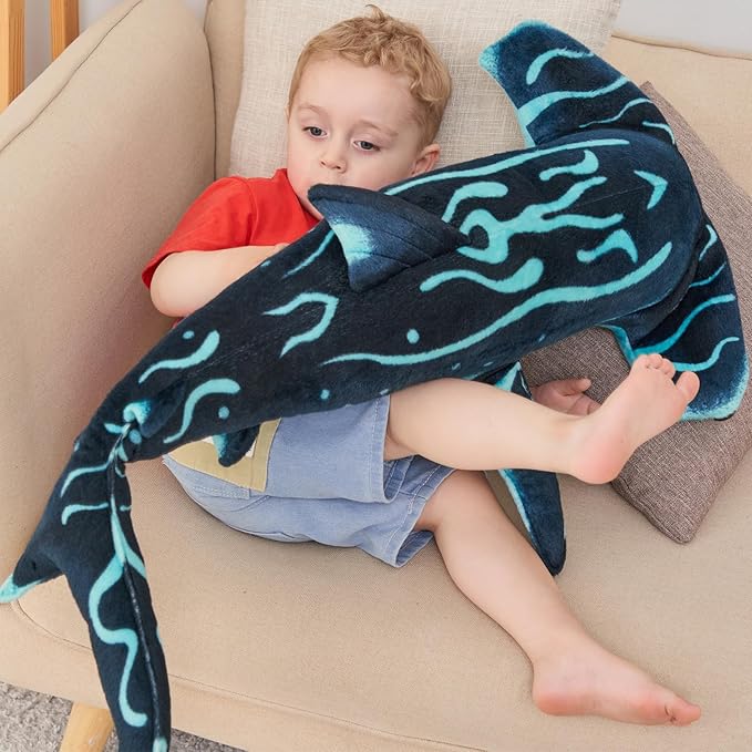 40 inch Hammerhead Shark Stuffed Animal - Giant Shark Plush Toy
