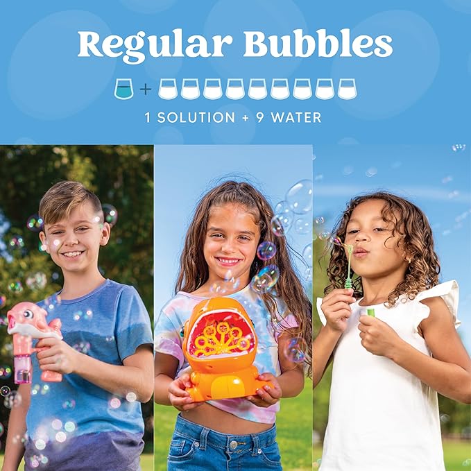 JOYIN 100 Oz Concentrated Bubble Solution (up to 8 Gallon) for Large Party in Summer Celebrations, Party Favor, Bubble Summer Toy, Classroom Prizes, Easter (Purple)