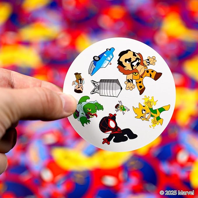 Asmodee Spot It! Spiderman Card Game (Eco-Blister) Fast-Paced Matching Featuring 5 Mini-Games, Travel-Friendly Family Fun for Kids & Adults, Ages 6+, 2-8 Players, 10 Minute Playtime