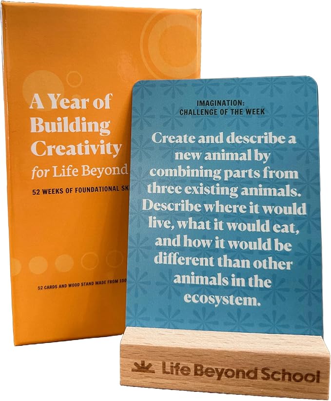 Building Creativity 52 Challenge Cards for Kids & Parents | SEL Emotional Intelligence | Social Emotional Learning Activities | Life Skills Classroom Must Haves | Teachers & Psychologists
