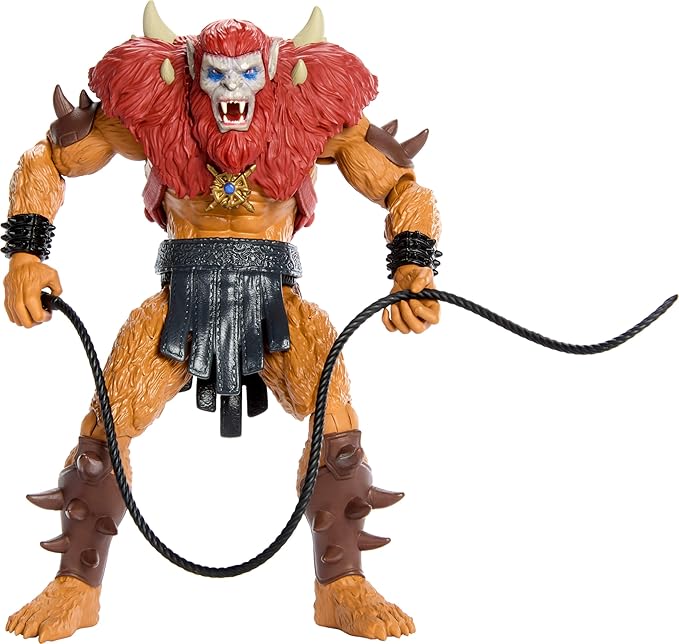 Masters of the Universe 2026 Movie Beast Man 5.5 Inch Action Figure Villain Toy, Content Inspired with 14 Movable Joints & Whip, Evil Hairy Henchman