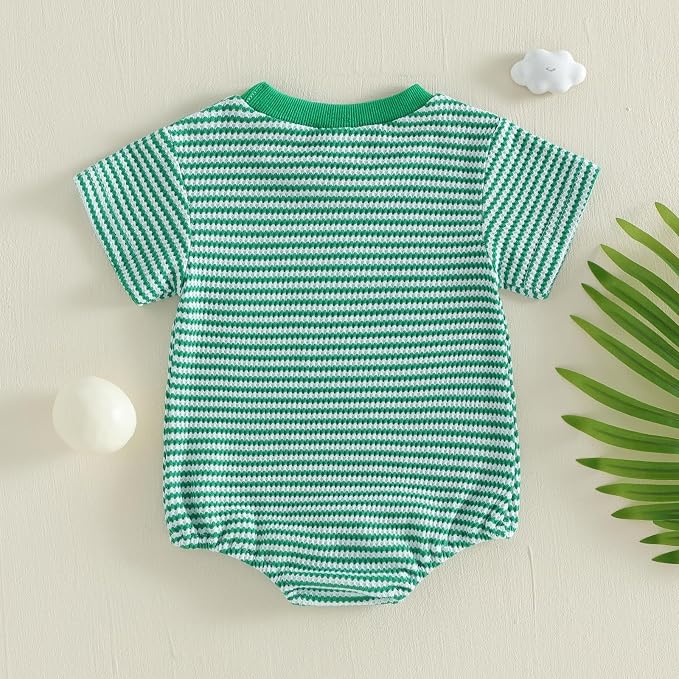 Kavousa Baby Boy Clothes Summer Baby Boy Bubble Romper Short Sleeve Jumpsuit One Piece Outfit Newborn Infant Clothing