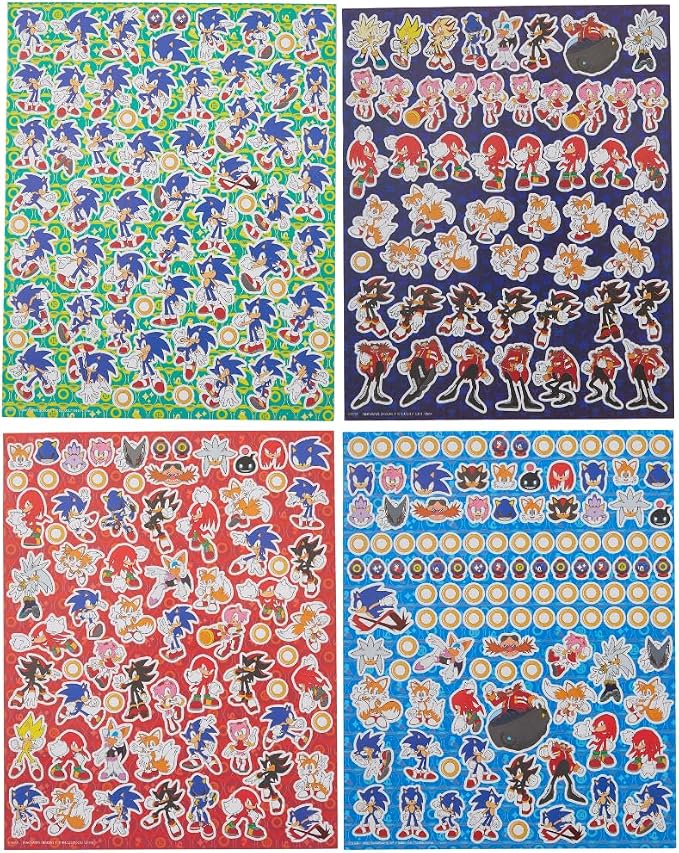 Innovative Designs Sonic the Hedgehog Creativity Fun Kids Art Set for Coloring, Painting, and Crafts