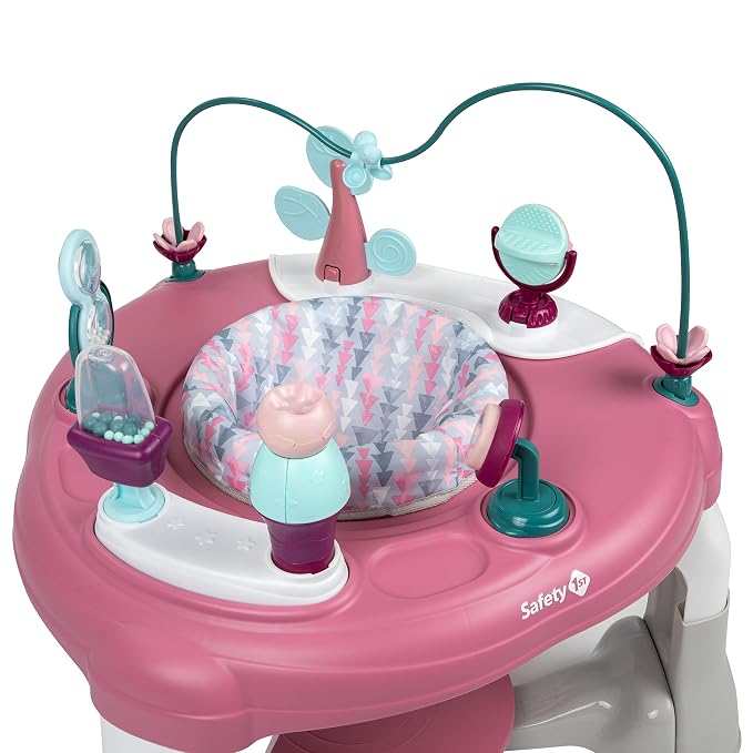 Safety 1st Grow and Go 4-in-1 Stationary Activity Center, Oslo Pink