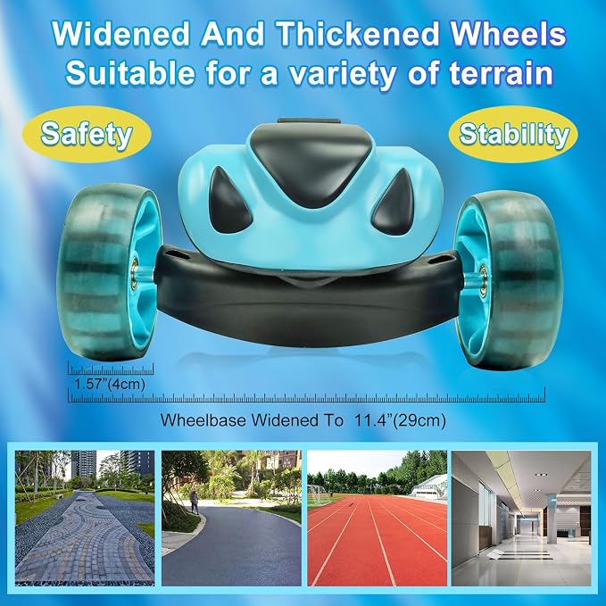 3 Wheel Scooter for Kids, Toddler Scooter with Bluetooth Music Speaker Steam Sprayer LED Lights Aluminum Alloy T-Bar, Folding Kick Scooters for Boys Girls Ages 3-10