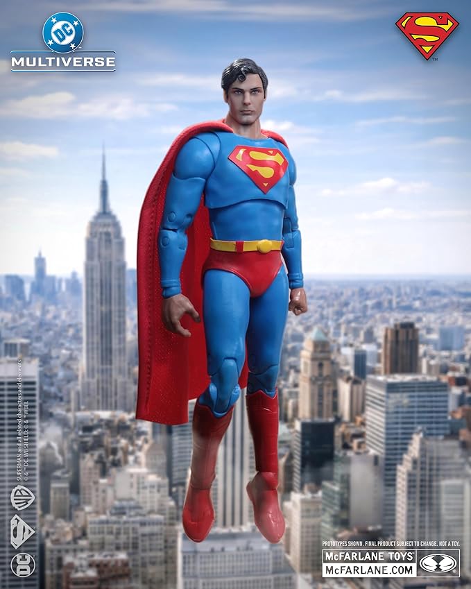McFarlane Toys- DC Multiverse Superman (Superman: The Movie 1978) 7in Action Figure (Deluxe Theatrical Edition)