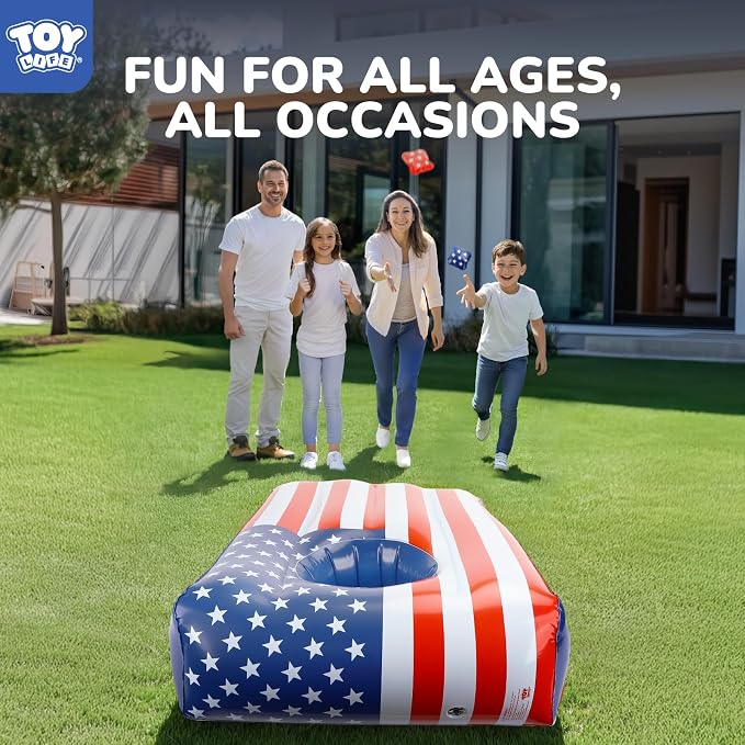 TOY Life 2 Sets Inflatable Pool Games Toys, Pool Cornhole Game Floating Toys for Adults Family, Water Games for Adults, Bean Bag Toss Game for Swimming Pools