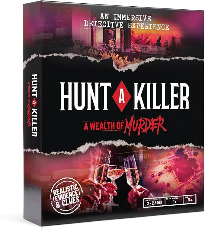 Hunt A Killer: A Wealth of Murder, an Immersive True Crime Experience, for Fans of Criminal Minds and Forensic Files, Includes 120-150 Minutes of Explicit Content, Appropriate for Ages 14 and Up