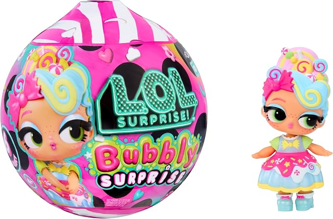 LOL Surprise Bubbly Surprise – Tots with Surprise Reveal, 7 Total Surprises – Collect All 6! Gift for Kids Ages 4+
