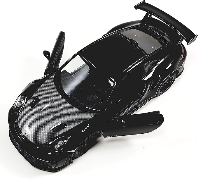 KiNSMART - 2010 Porsche 911 GT2 RS 1:36 Scale 5" Die Cast Metal Model Toy Sports Car Toy (Black)