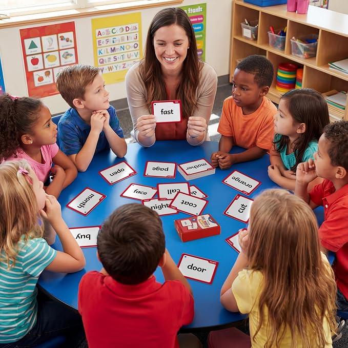 Torlam Sight Words Flash Cards for Kids 1st Grade,Learn to Read Digraphs CVC Blends Long Vowel Sounds Spelling Reading Phonics Games for 6-7 Years, Site Words Classroom Homeschool