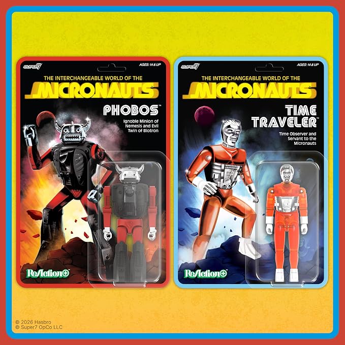 Super7 Micronauts Reaction+ Wave 04 - Phobos Action Figure