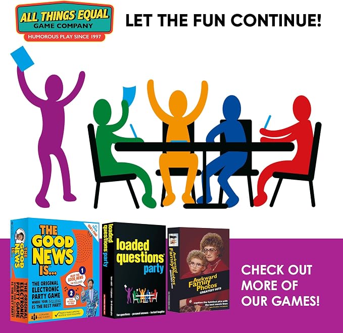 Loaded Questions Card Game for Adults – Funny Adult Party Game with 250+ Suggestive Questions, for Group Game Night