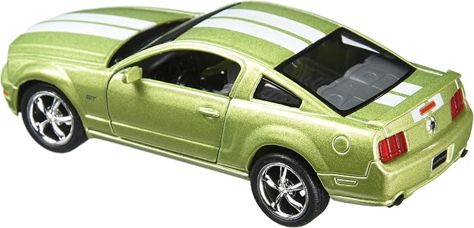 KiNSMART - 2006 Ford Mustang GT 1:38 Scale 5" Die Cast Metal Model Toy Car (Green Race)