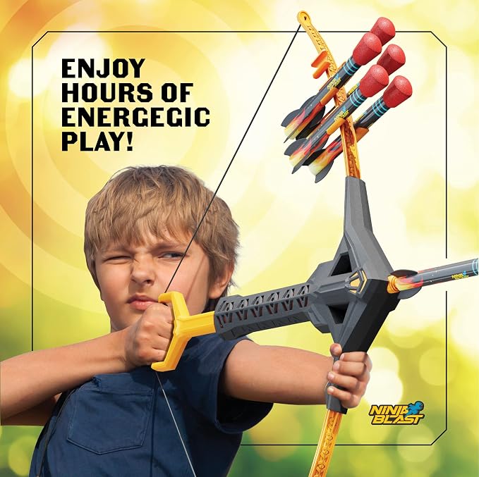 Kids Bow and Arrow Archery Set - Coolest Toys for Boys Age 6, 7, 8, 9, 10, 11 & 12 Year Old Boy Gifts - Cool Boy Toys Birthday Gift - Best Outdoor Kid Sports Play Toy