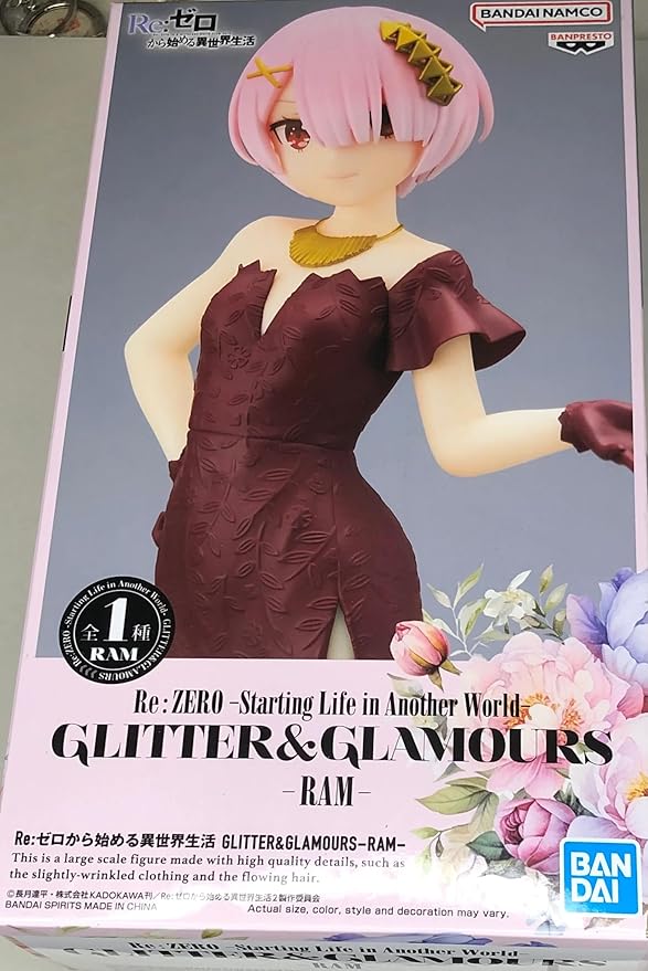 Banpresto - Re:Zero-Starting Life in Another World - Ram, Bandai Spirits Glitter & Glamours Figure