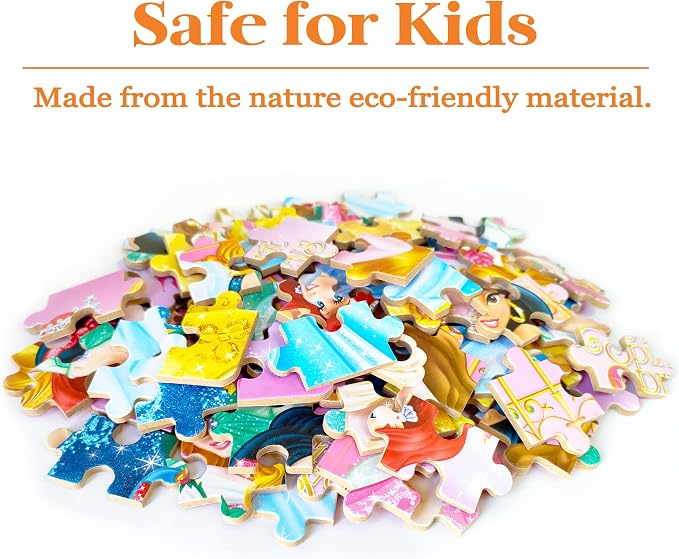 Puzzles for Kids Ages 4-6,100 Piece Puzzles for Kids Ages 6-8,Educational Learning Jigsaw Puzzles for Boys and Girls in Metal Box