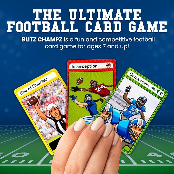 Blitz Champz Houston Texans – Official NFL Playing Cards & Houston Texans Gifts for Men & Women, Fun Travel Card Games for Adults & Kids Ages 7+, Ideal Camping Games for Friends & Family Game Night