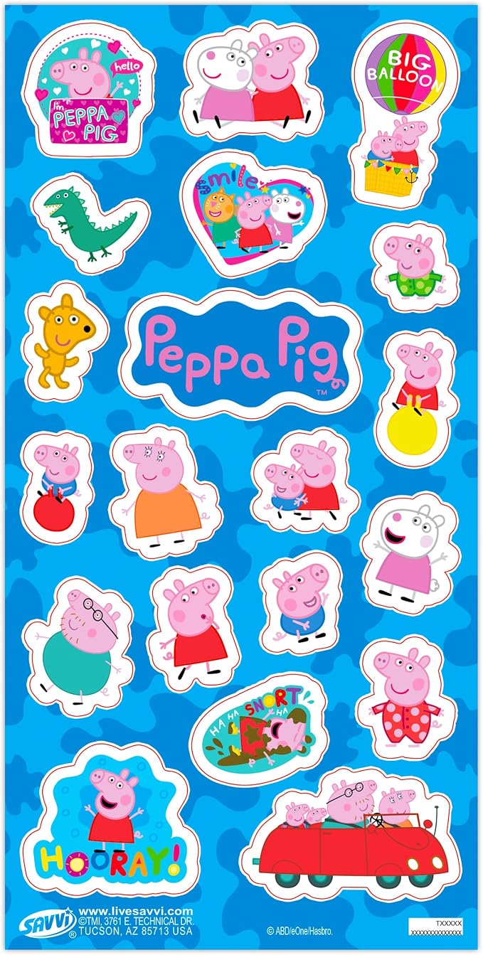Peppa Pig Bubble Machine for Kids - Bundle with Bubble Maker Blowing Machine Plus Stickers, More | Peppa Pig Outdoor Playset for Girls