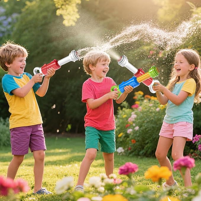 Water Guns for Kids, 6 PCS Squirt Guns Water Blaster Set, Water Squirter Blaster Pool Toys for Kids Toddlers Boys Girls 4-8, 6-8-10-12,Shooter Swimming Pool Party Outdoor Beach Sand Play Game Toys