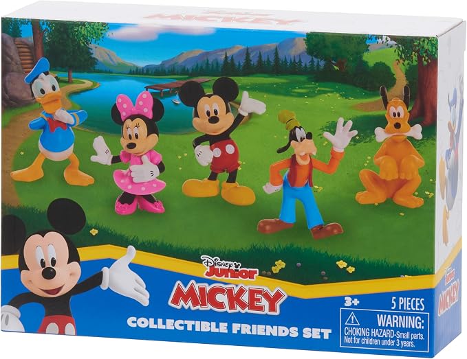 Mickey Mouse Collectible Figure Set, 5 Pack, Kids Toys for Ages 3 Up by Just Play