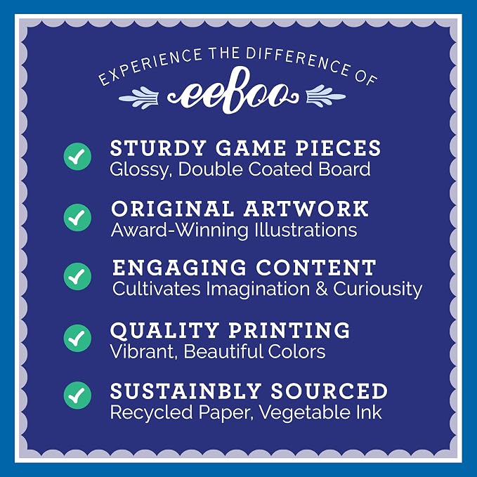 eeBoo: Memory & Matching Game- Shiny Sharks & Friends - 24 Matching Pairs, Educational Preschool Game, Kids Ages 3+, 1-4 Players