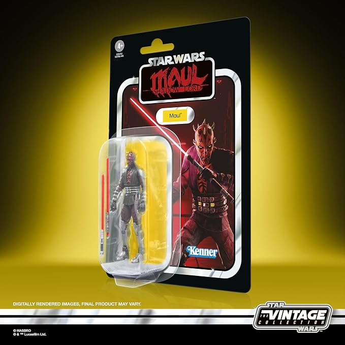 STAR WARS The Vintage Collection Maul, Maul - Shadow Lord Premium 3.75 Inch Collectible Action Figure