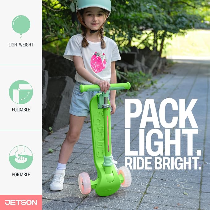 Jetson Scooters - Jupiter Mini Kick Scooter, Foldable, Lightweight, Portable