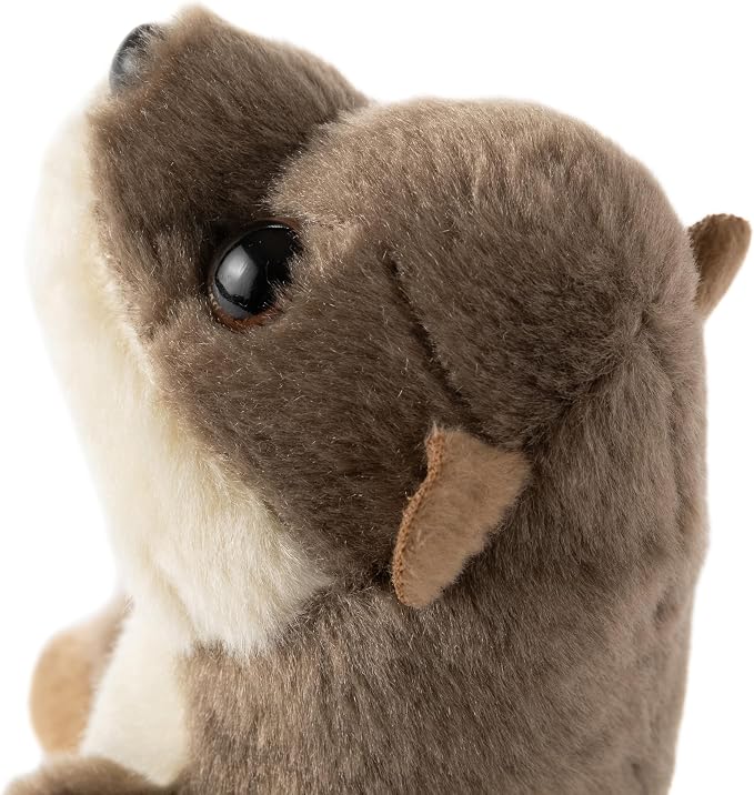 The Petting Zoo River Otter Stuffed Animal Plushie, Gifts for Kids, Wild Onez Babiez Wildlife Animals, River Otter Plush Toy 6 Inches