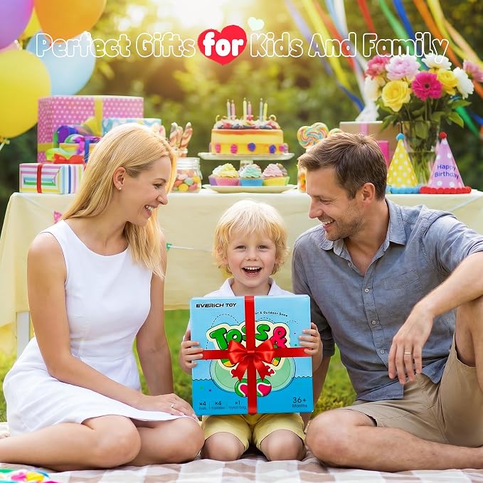 Upgraded Toss and Catch Ball Game Set, Beach Pool Toys Outdoor Games for Kids Toys, Outside Family Lawn Yard Games, for Boys Girls 3 4 5 6 7 8 9 10 11 12 Years Old