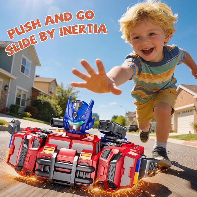Gifts for 3 4 Year Old Boys, Toys for 3 4 Year Old Boys, 5-in-1 Transform Robot Toys for Boys 4-6, Easy DIY Assembly, 3 4 Year Old boy Birthday Gifts, Ideals Toys for Boys, Kids Toys