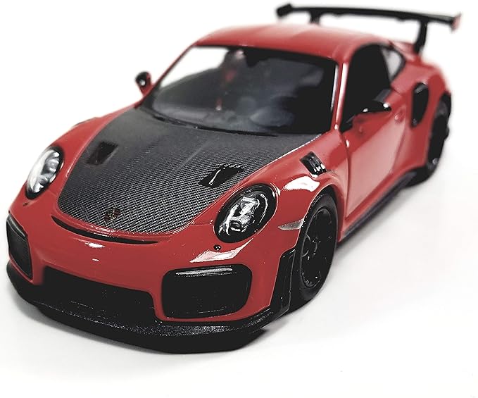 KiNSMART - 2010 Porsche 911 GT2 RS 1:36 Scale 5" Die Cast Metal Model Toy Sports Car Toy (Red)