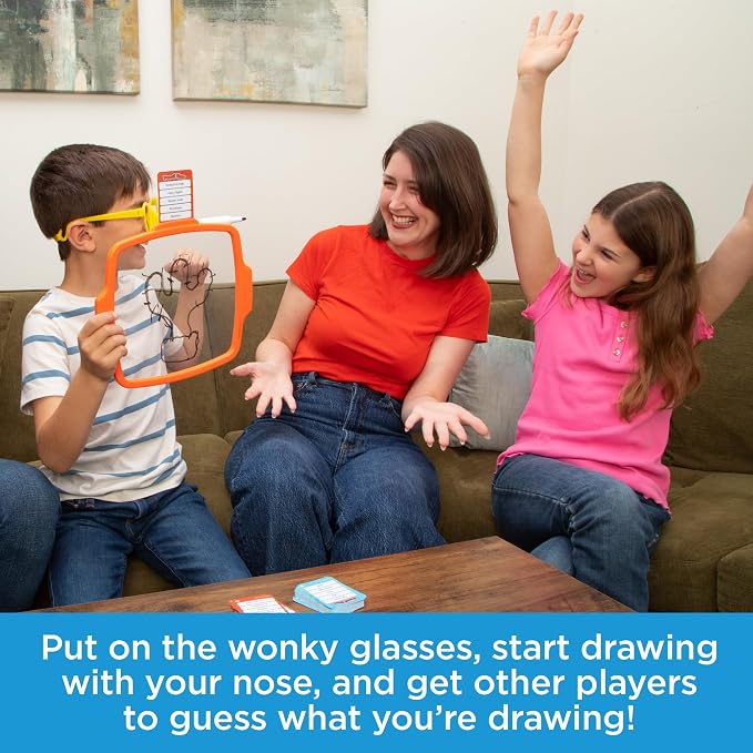 Pencil Nose Board Games for Family Night - The Ultimate Drawing Game - Kids Games, Family Game, Multi-Player, Party Game - Ages 8+