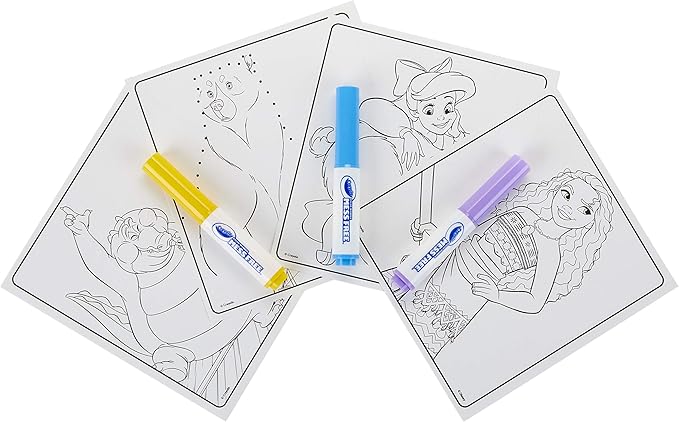 Crayola Color Wonder Disney Princess Coloring & Activity Pad, Mess Free Coloring, Gift for Kids, Age 3, 4, 5, 6, Multi