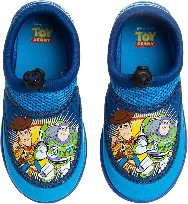 Toy Story Cars Boys Water Shoes Kids Sandals Lightning McQueen Woody Buzz Lightyear Monster Jam Grave Digger Pool Aqua Socks Bungee Waterproof Quick Dry 5-10 Toddler 11-12 Little Kid
