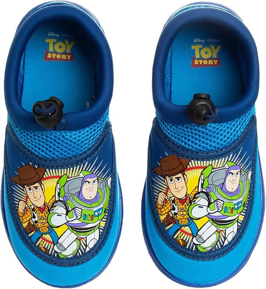 Toy Story Cars Boys Water Shoes Kids Sandals Lightning McQueen Woody Buzz Lightyear Monster Jam Grave Digger Pool Aqua Socks Bungee Waterproof Quick Dry 5-10 Toddler 11-12 Little Kid