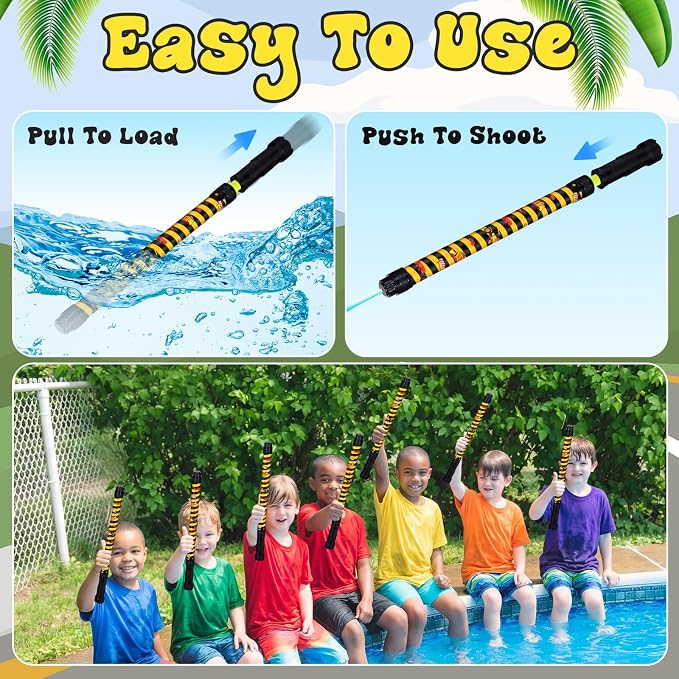 Halloscume 12 Pack Construction Water Gun Blaster Dump Truck Excavator Tractor Party Favors 15.75 in Water Shooter Blasters Gun Toys Summer Activity for Kids Outdoor Swimming Pool Backyard Beach Games