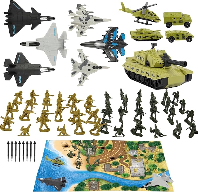 TOY Life Army Men Playset (Beach Landing Map Set 2)