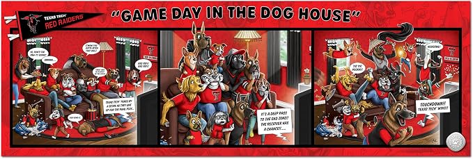 YouTheFan NCAA Game Day in The Dog House - 1000pc Puzzle