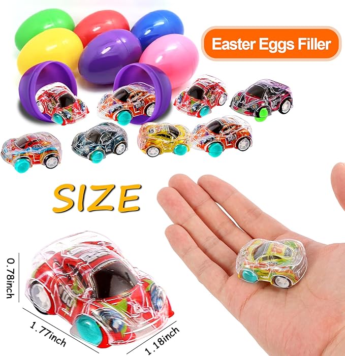 50 Pcs Mini Pull Back Cars, Mini Toy Cars Pull Back Race Cars for Kids Toddlers, Treasure Box Toys for Classroom Prizes, Pinata Stuffers, Birthday Gifts Goodie Bags Stuffers for Kids