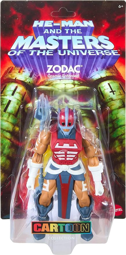 Masters of the Universe Origins Action Figure 200X Cartoon Collection Zodak,5.5 Inch 1980s Motu TV Immortal, Detailed Design & Two Headed Staff
