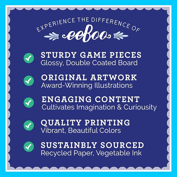 eeBoo: Memory and Matching Game - Life on Earth- 24 Pairs, Develops Recognition, Concentration, Memory & Vocabulary Skills, Age 3+