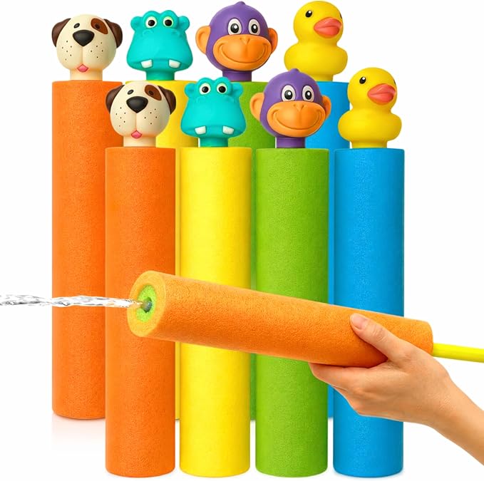 Water Blaster | Water Blaster for Kids, Water Squirter for Kids, Pool Guns, Squirt Gun 8 Pack Beach Essentials, Beach Toys Pool Squirt, Summer Games