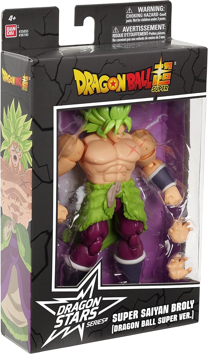 Dragon Stars Series - Dragon Ball Super - Broly Figure (Series 12), 6.5" Action Figure