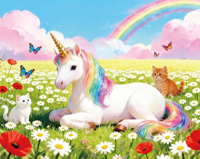 100 Pieces Puzzles for Kids Ages 4-8, Pony Educational Kids 100 Piece Puzzle, Children Jigsaw Puzzles Kids Puzzles, Educational Learning Puzzle Toys for Girls and Boys